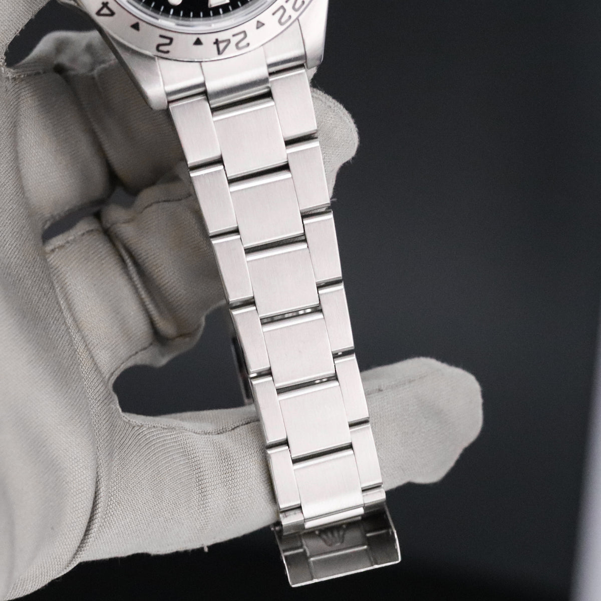 Rolex Explorer II Complete RSC Card 40mm Steel Case Black Dial Silver Bezel Oyster Bracelet 16570