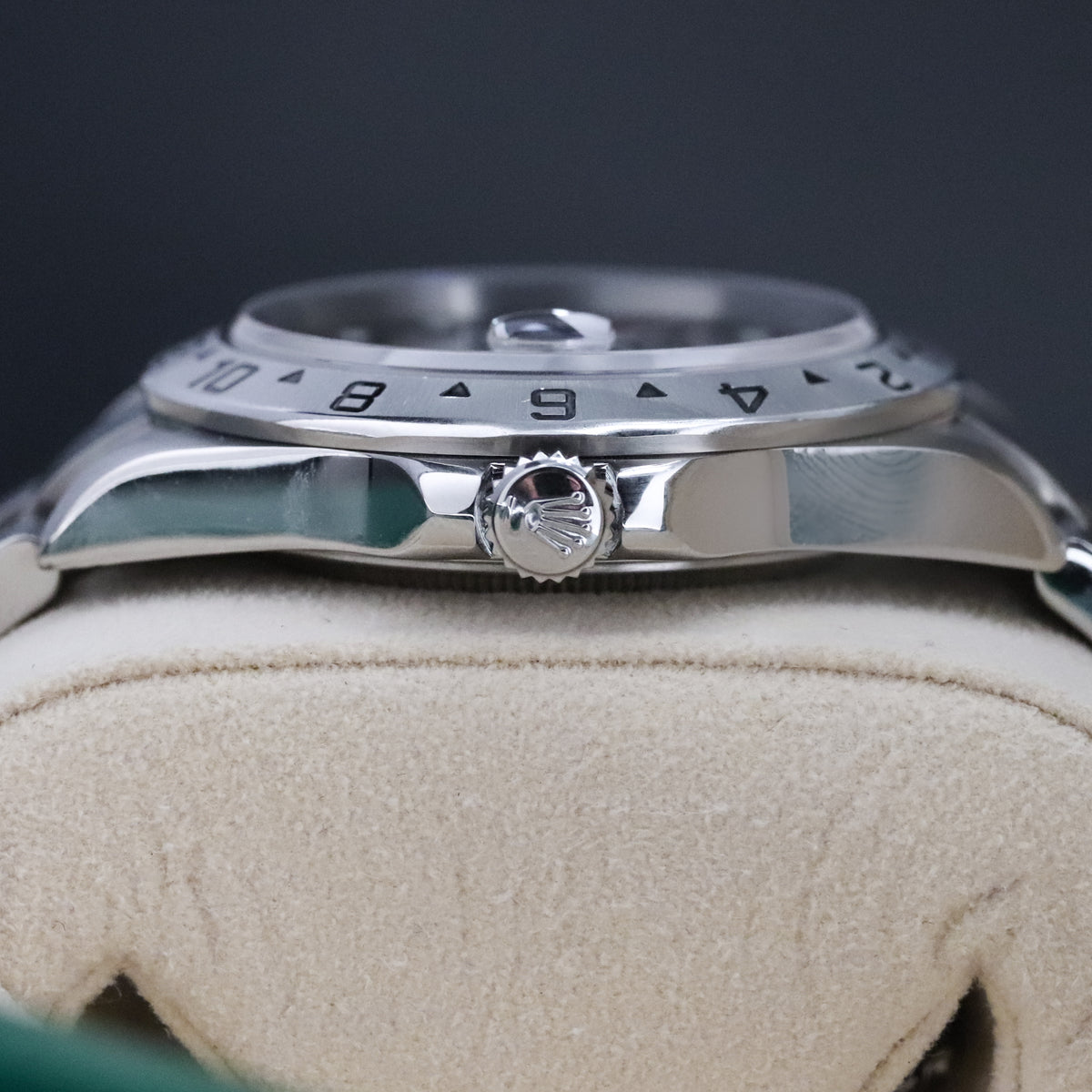 Rolex Explorer II Complete RSC Card 40mm Steel Case Black Dial Silver Bezel Oyster Bracelet 16570