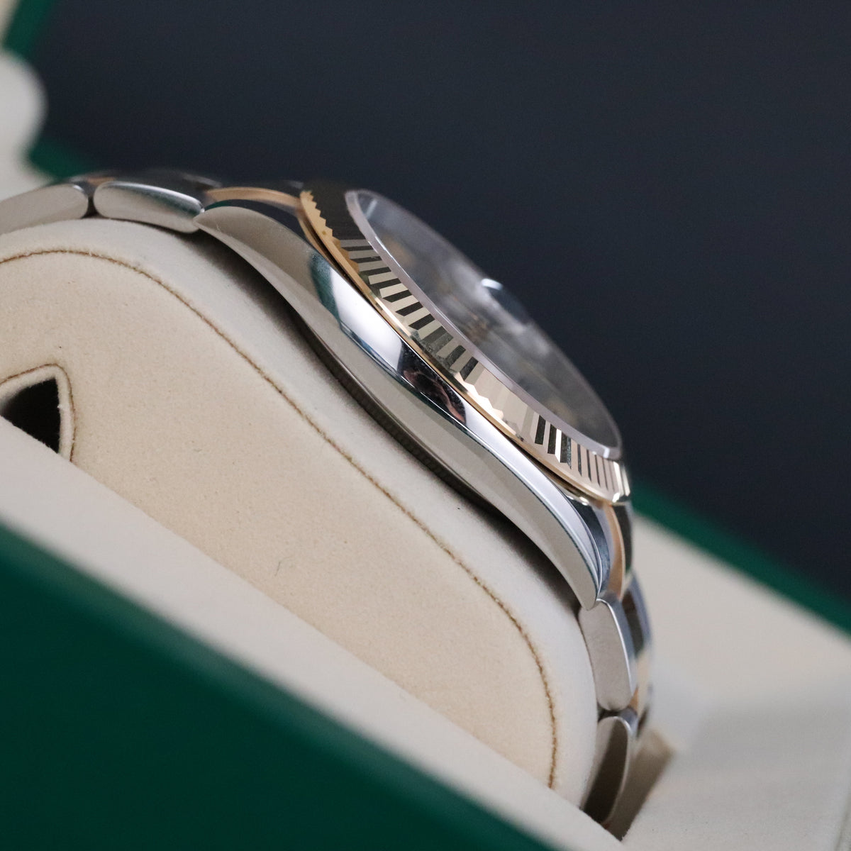 Rolex Datejust 41 2025 Complete 41mm Two Tone Steel Yellow Gold Silver Dial Yellow Gold Fluted Bezel Two Tone Bracelet 126333