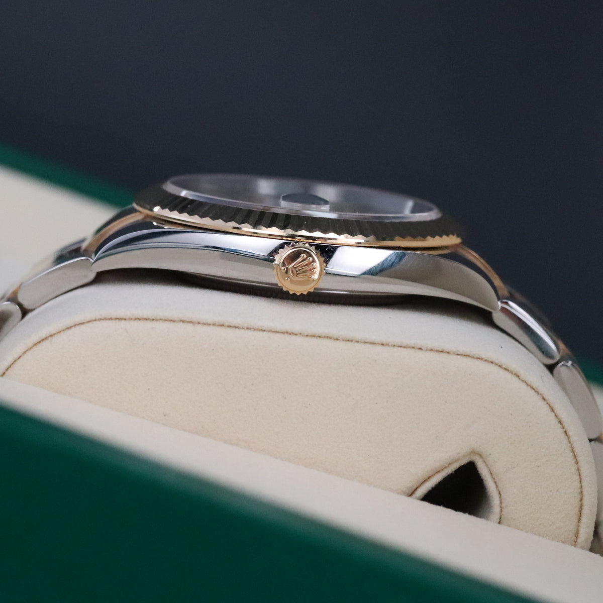 Rolex Datejust 41 2025 Complete 41mm Two Tone Steel Yellow Gold Silver Dial Yellow Gold Fluted Bezel Two Tone Bracelet 126333