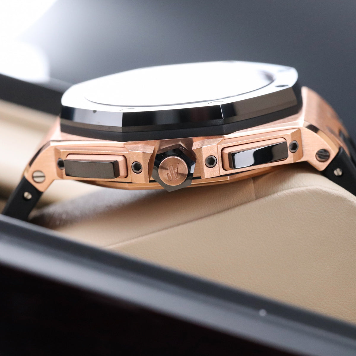 Audemars Piguet Royal Oak Offshore 44mm Rose Gold Black Ceramic 26401RO.OO.A002.CA.01