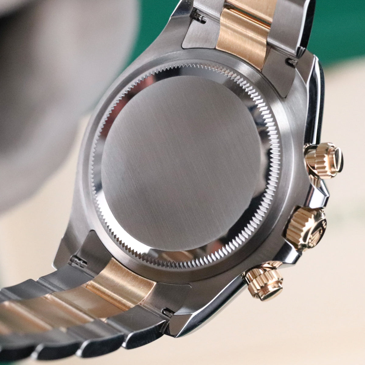 Rolex Cosmograph Daytona Two Tone White Dial 40mm Yellow Gold Oyster 126503