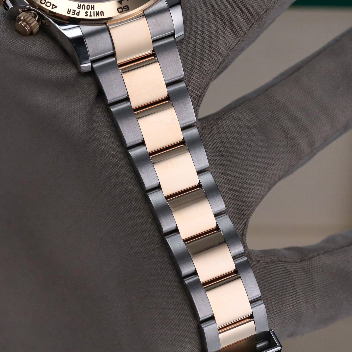 Rolex Cosmograph Daytona Two Tone White Dial 40mm Yellow Gold Oyster 126503