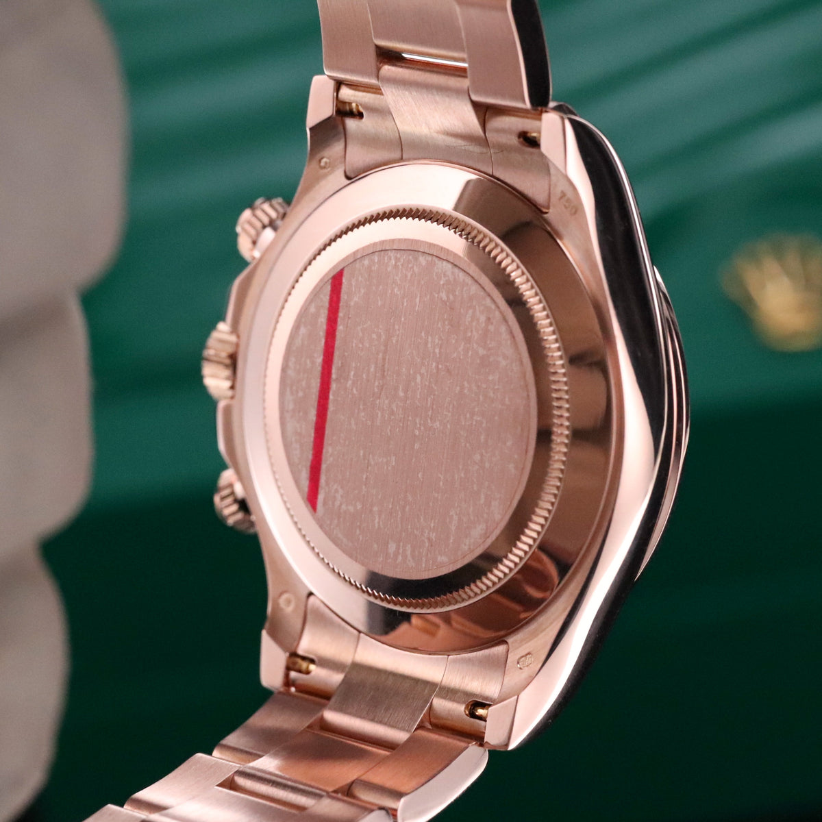 Rolex Cosmograph Daytona 40mm Rose Gold Black Dial 126505 Automatic Complete Set Mint