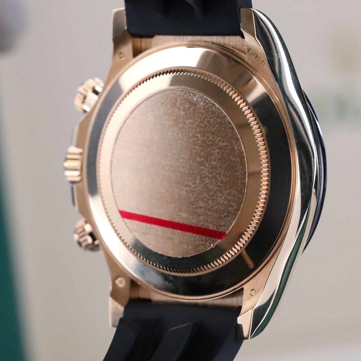 Rolex Daytona 40mm Paul Newman 18k Yellow Gold Black Dial Ceramic Red 116518