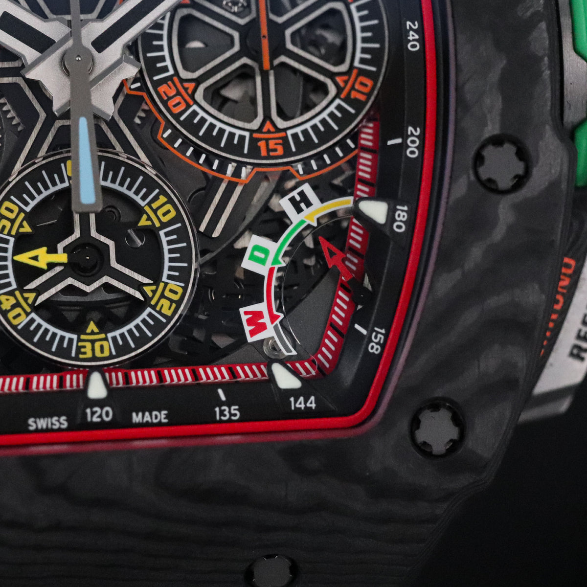 Richard Mille Chronograph 65-01 NTPT Carbon Titanium Split Seconds Sport 65 01