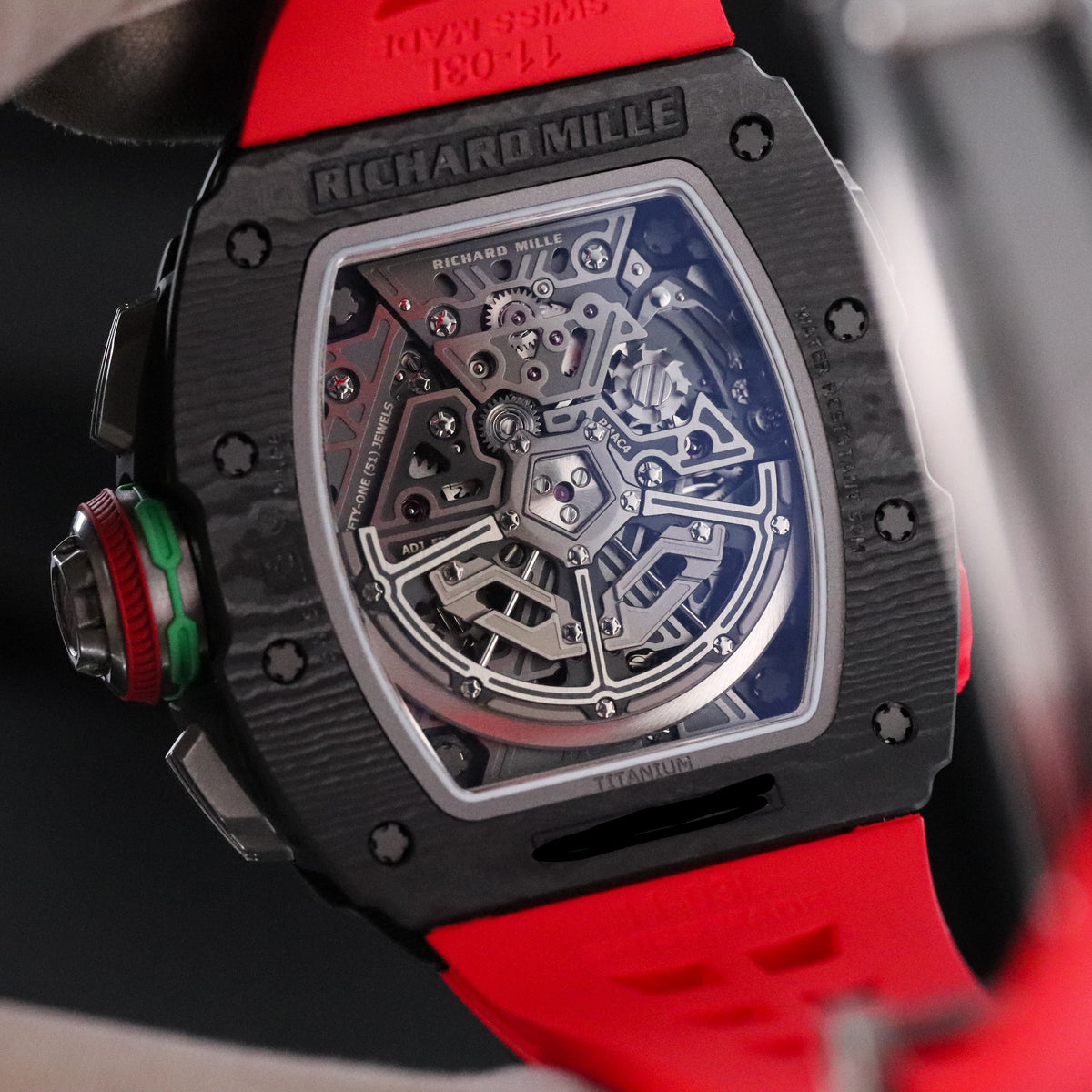 Richard Mille Chronograph 65-01 NTPT Carbon Titanium Split Seconds Sport 65 01