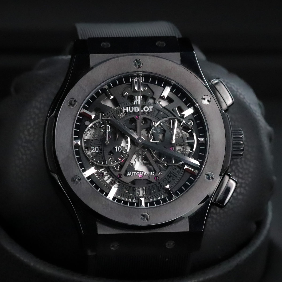 Hublot Classic Fusion Aerofusion 45mm Ceramic Skeleton Black Magic 525.CM.0170.RX