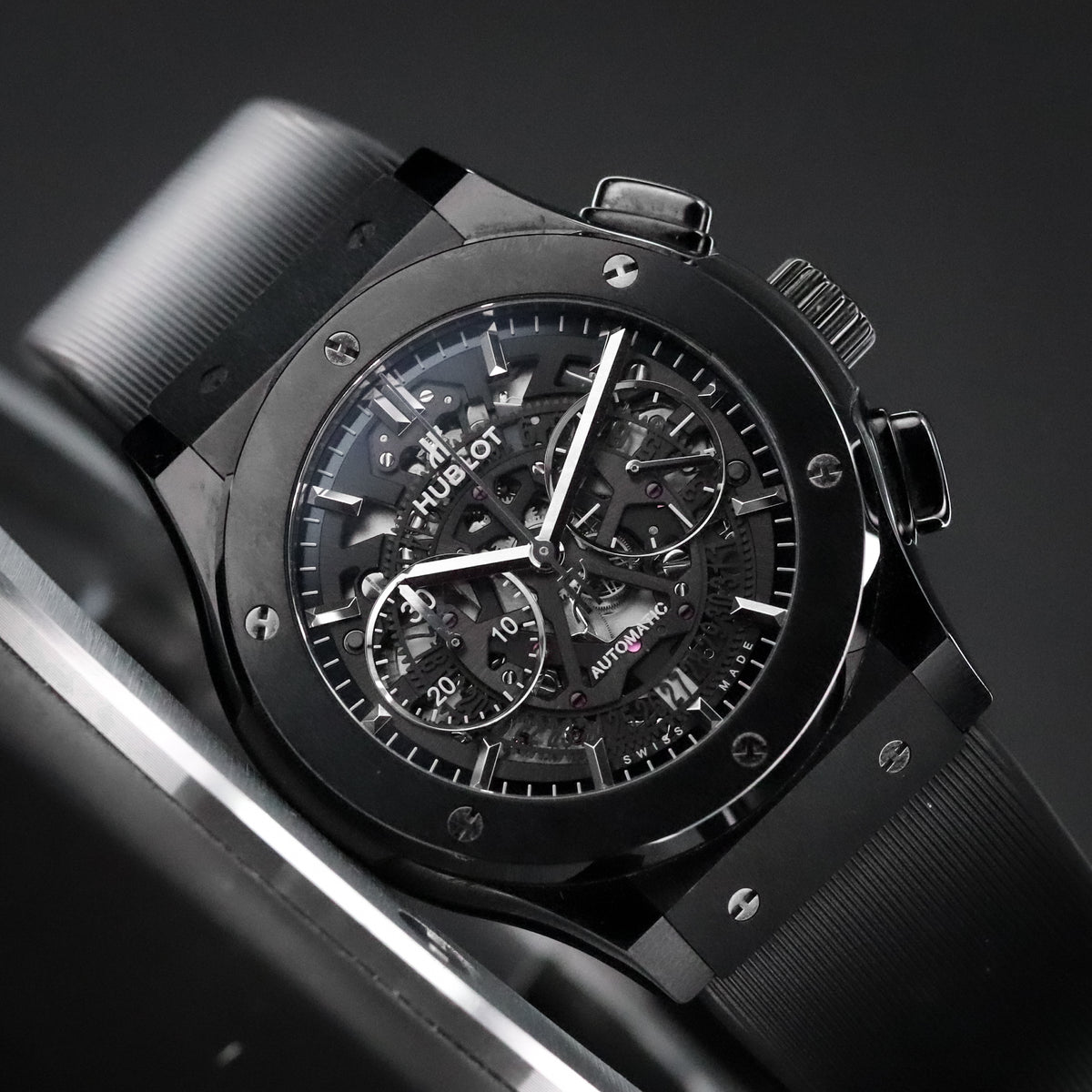Hublot Classic Fusion Aerofusion 45mm Ceramic Skeleton Black Magic 525.CM.0170.RX