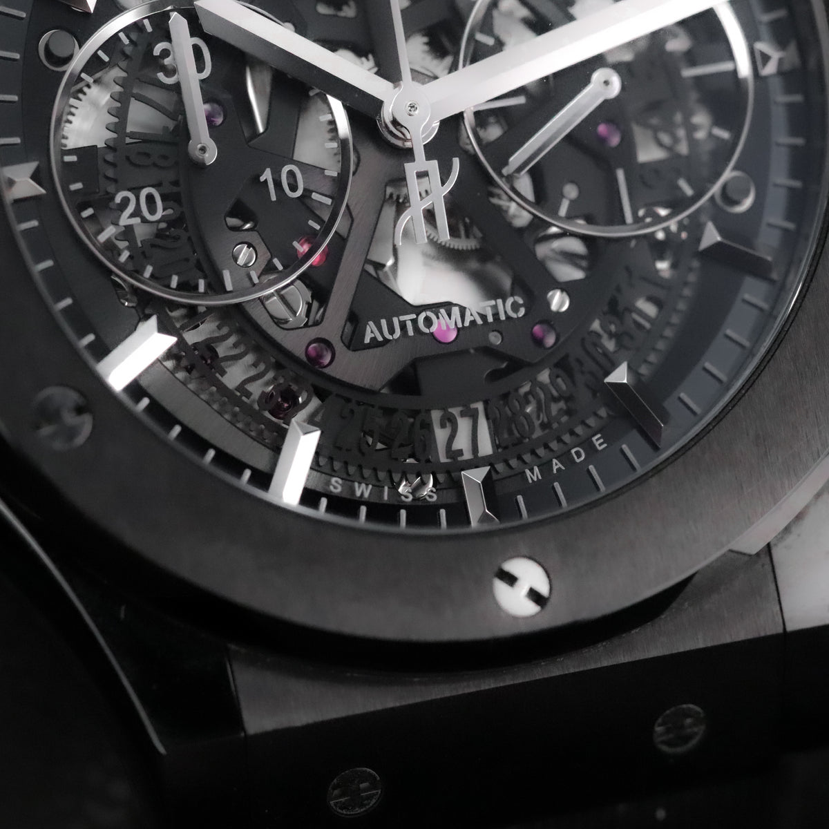 Hublot Classic Fusion Aerofusion 45mm Ceramic Skeleton Black Magic 525.CM.0170.RX