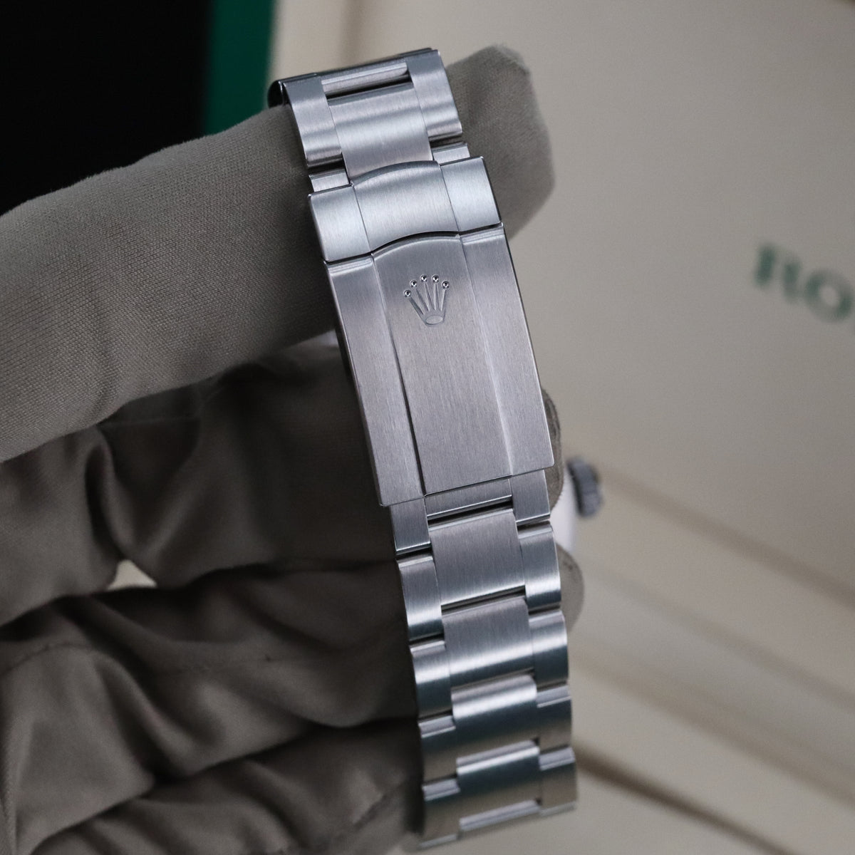 Rolex Oyster Perpetual 41mm Pistachio Green Dial Stainless Brushed Steel OP41 134300 - 2025 New Release