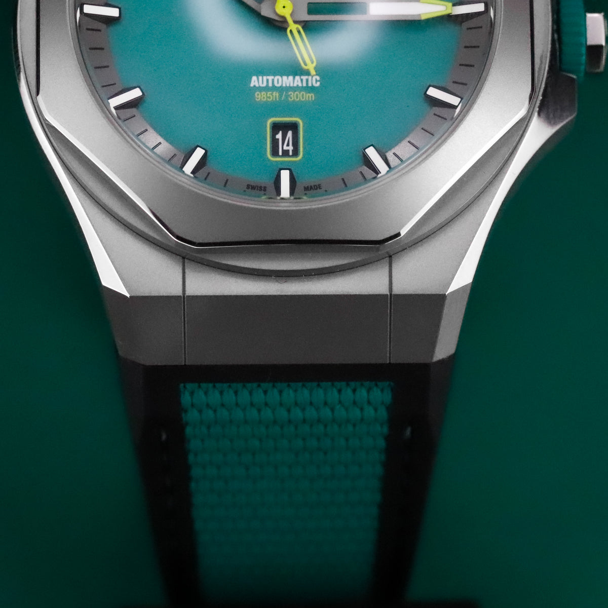 Girard Perregaux Laureato Absolute Aston Martin F1 Limited Edition 1/88 Titanium Case Green Dial 81070