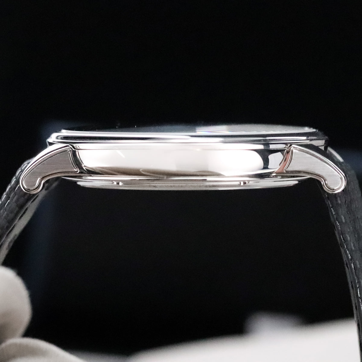 Arnold & Son Nebula 41.5mm Skeleton Openwork Steel Black Dial Sapphire Black Strap 1NEAS.B05A.K003S