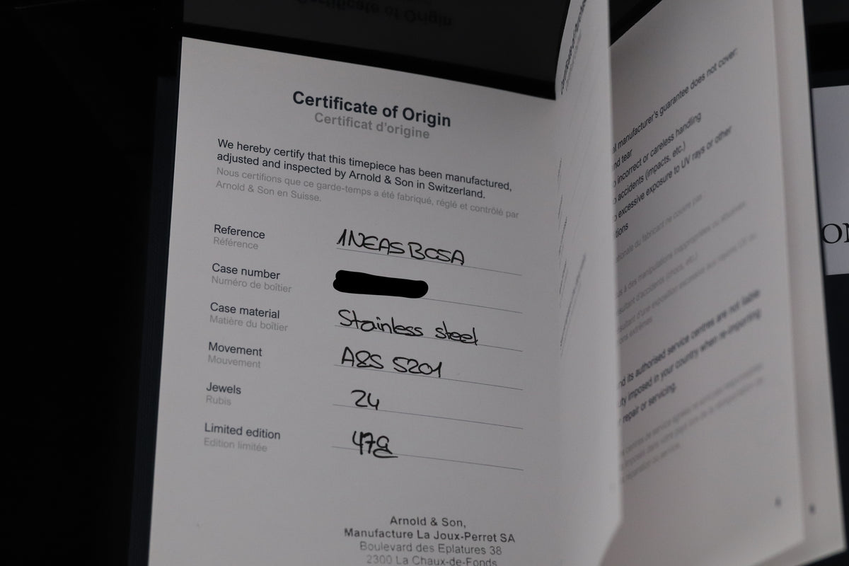 Arnold & Son Nebula 41.5mm Skeleton Openwork Steel Black Dial Sapphire Black Strap 1NEAS.B05A.K003S