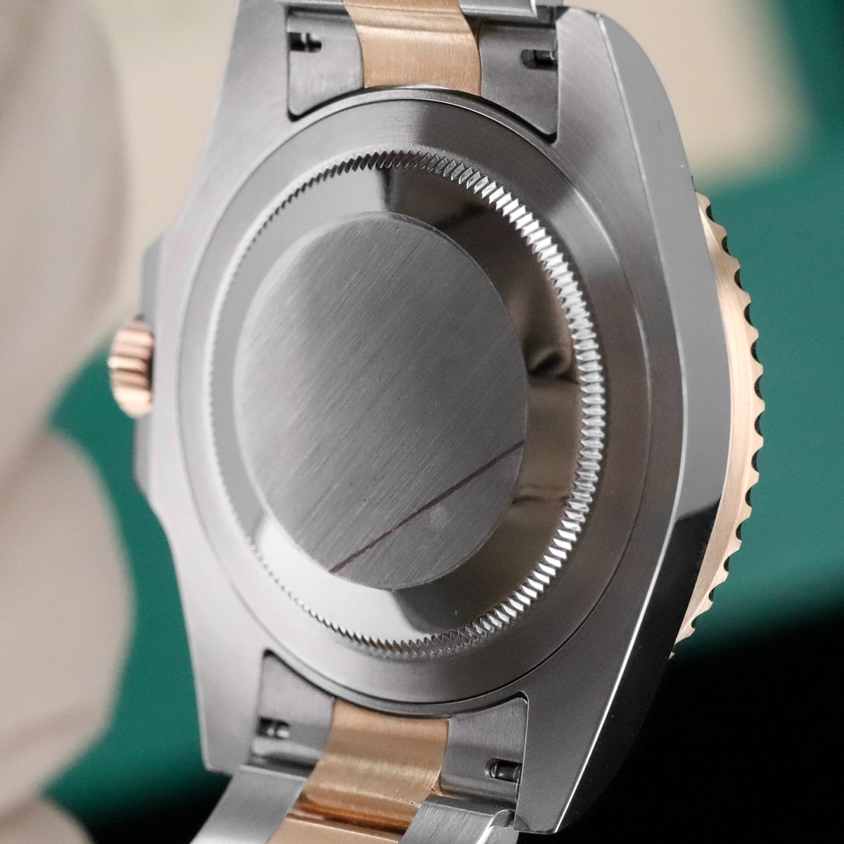 Rolex GMT-Master II 40mm Two Tone Yellow Gold Black Dial Green Arrow Oyster 116713LN - Discontinued Complete Set