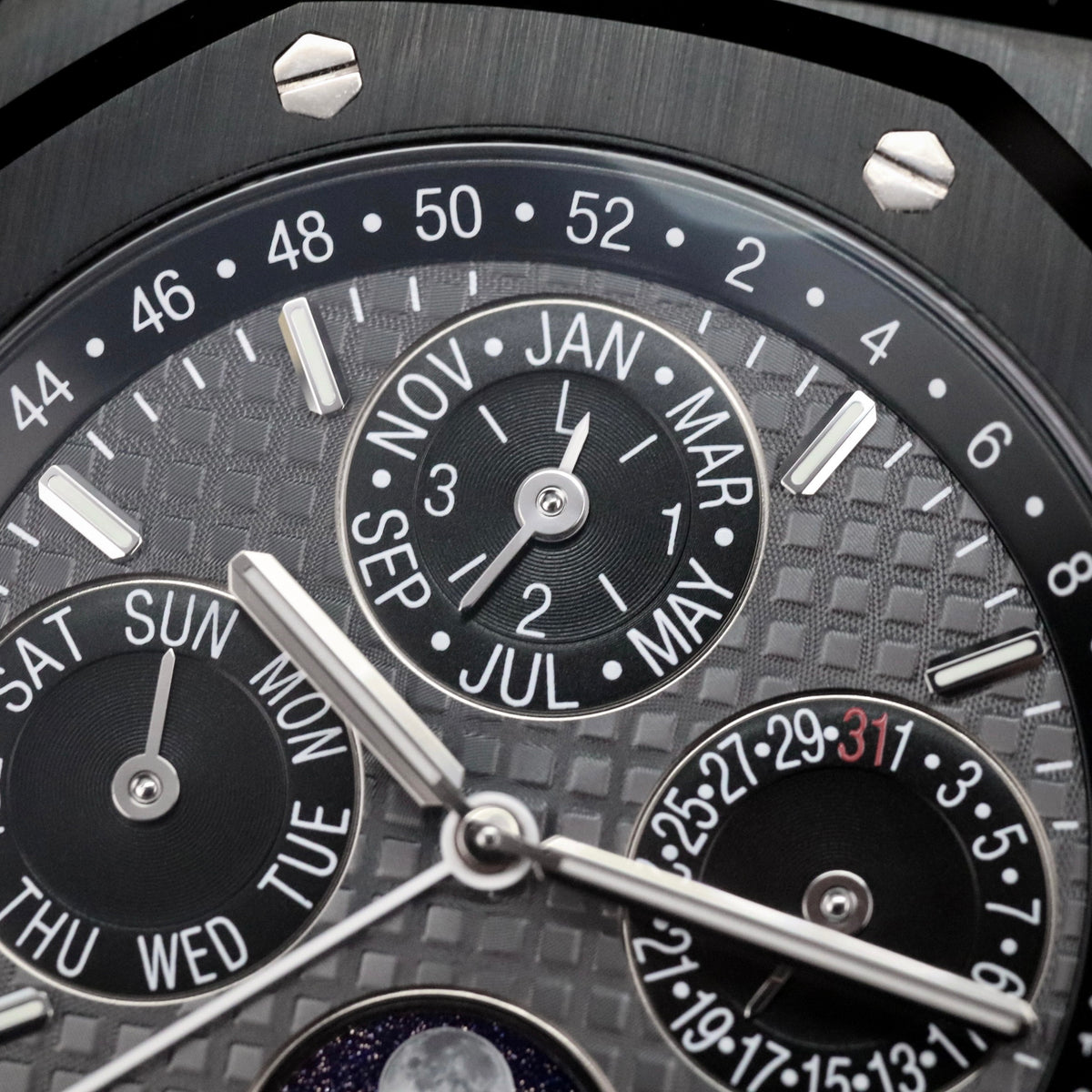 Audemars Piguet Royal Oak Perpetual Calendar 26579CE Black Ceramic 41mm Slate Grey Dial Moonphase 26579CE.OO.1225CE.01