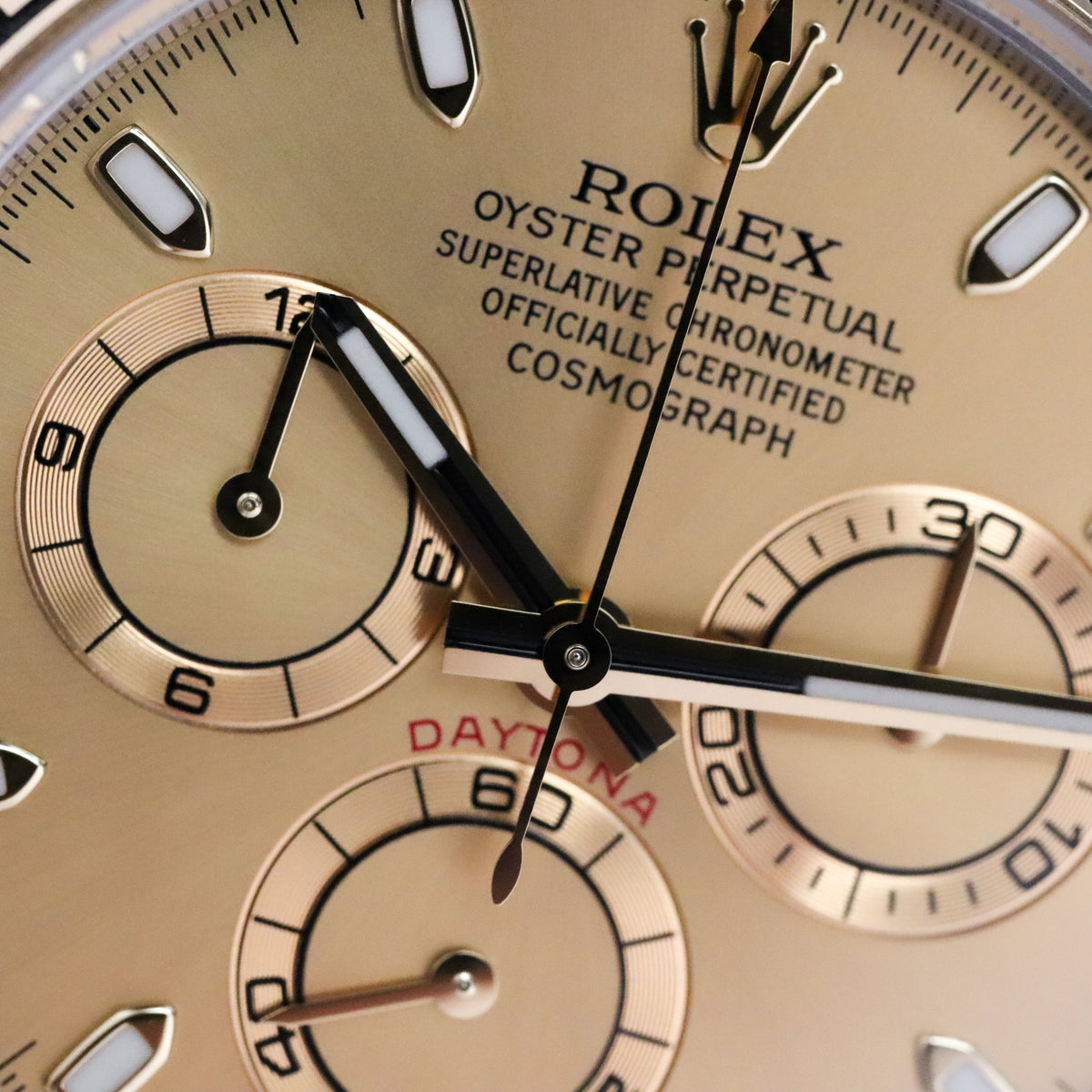 Rolex Daytona Chrono 40mm Champagne Dial Oyster Two Tone 18k Yellow Gold 116503