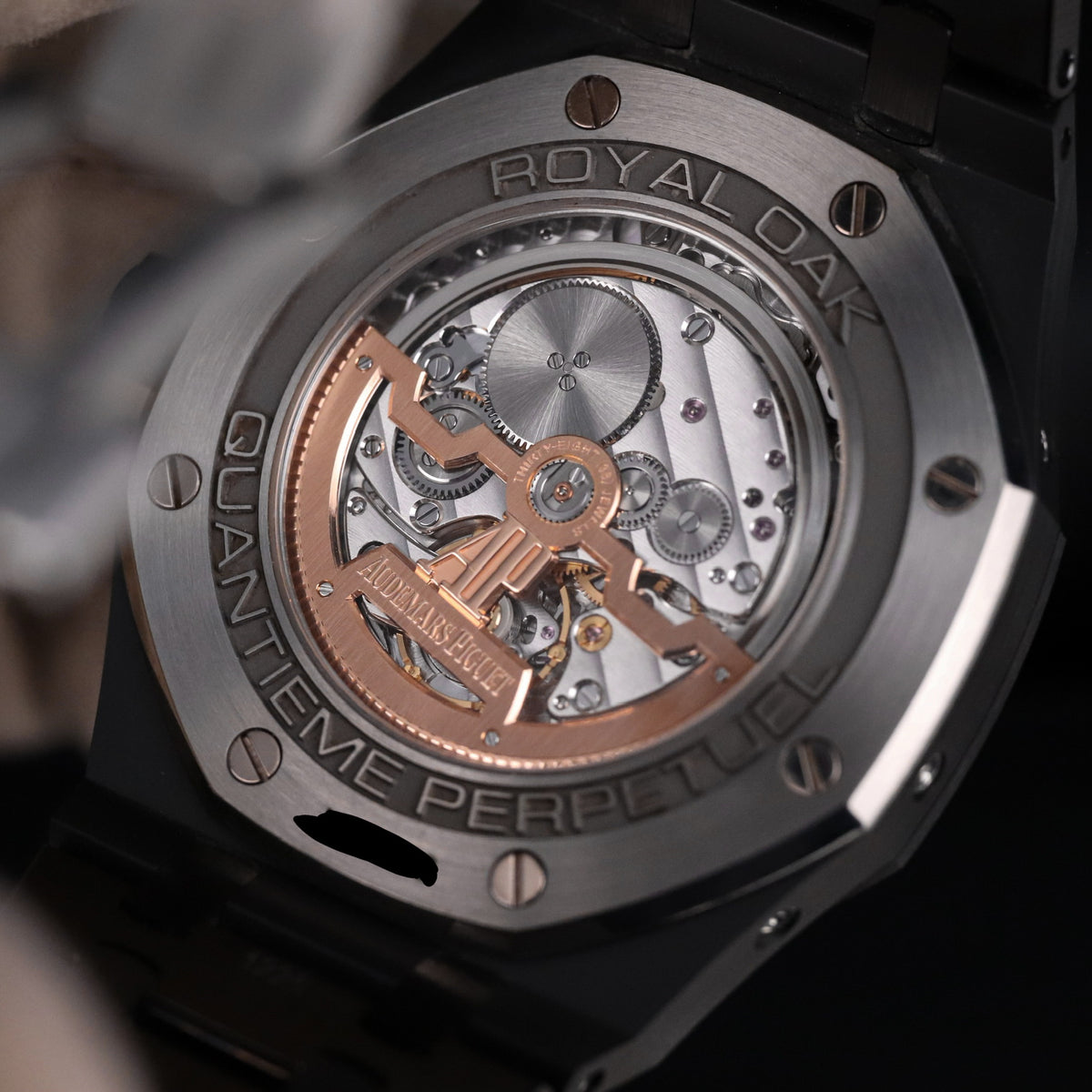Audemars Piguet Royal Oak Perpetual Calendar 26579CE Black Ceramic 41mm Slate Grey Dial Moonphase 26579CE.OO.1225CE.01