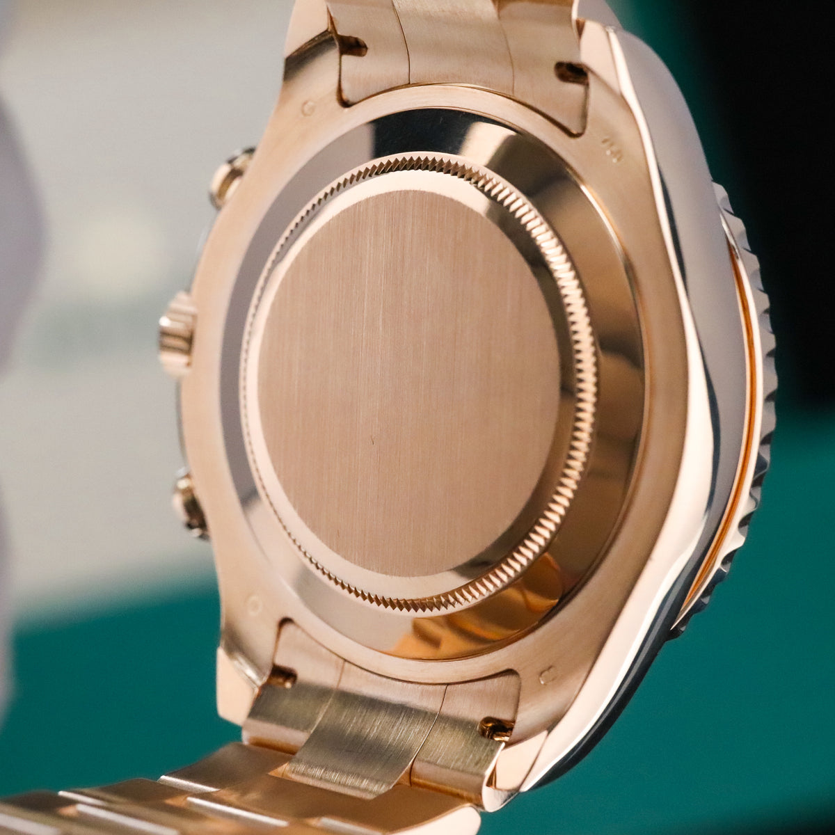 Rolex Yacht-Master II 44mm White Dial Blue Ceramic Bezel Yellow Gold Oyster 116688 Complete Set