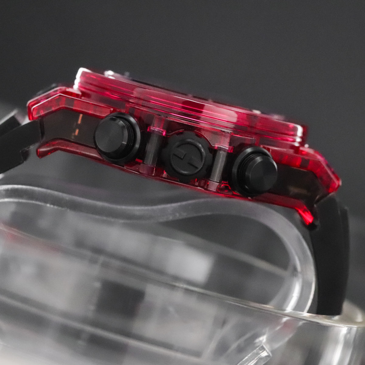 Hublot Big Bang Unico Red Sapphire 45mm Skeleton Dial Rubber Strap Limited 250pcs 411.JR.4901.RT Complete Set