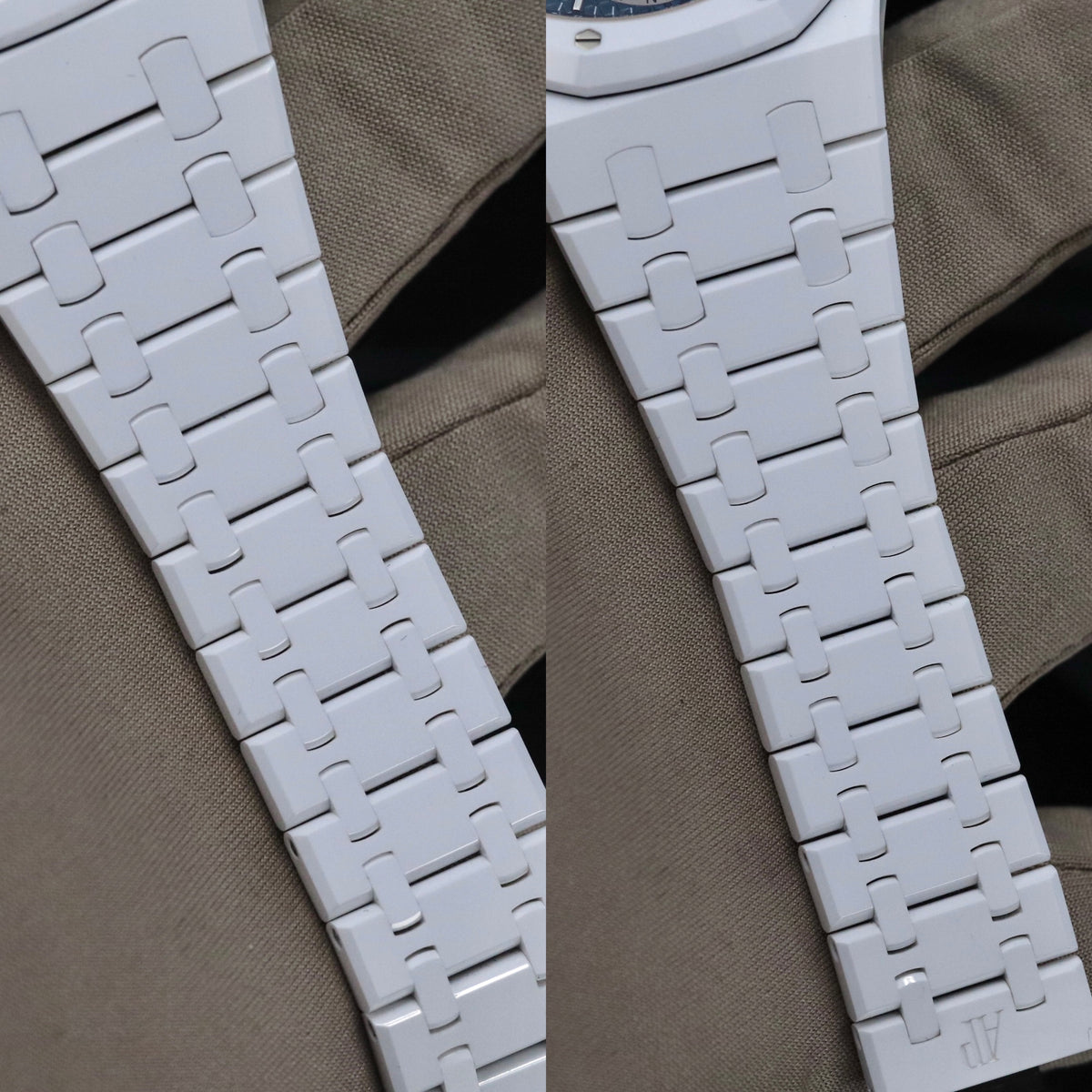 Audemars Piguet Royal Oak Perpetual Calendar White Ceramic Perpetual Calendar Blue Dial 41mm Moonphase 26579CB