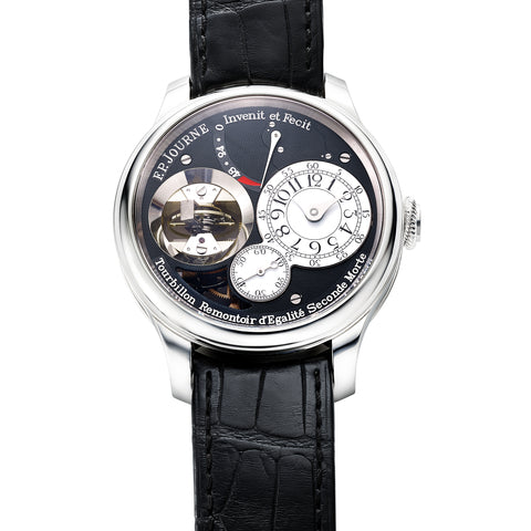 F.P. Journe Tourbillon Vertical, platinum Black Series — Lot 156, sold $1,550,000. Photos: Antiquorum.