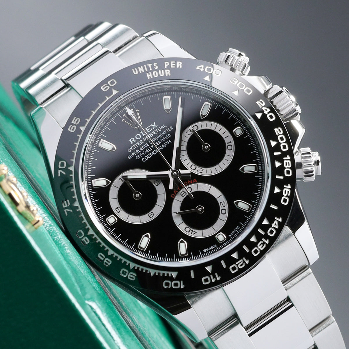 Rolex Daytona Complete 40mm Oystersteel Black Dial Black Cerachrom Ceramic Bezel Oyster Bracelet 116500LN