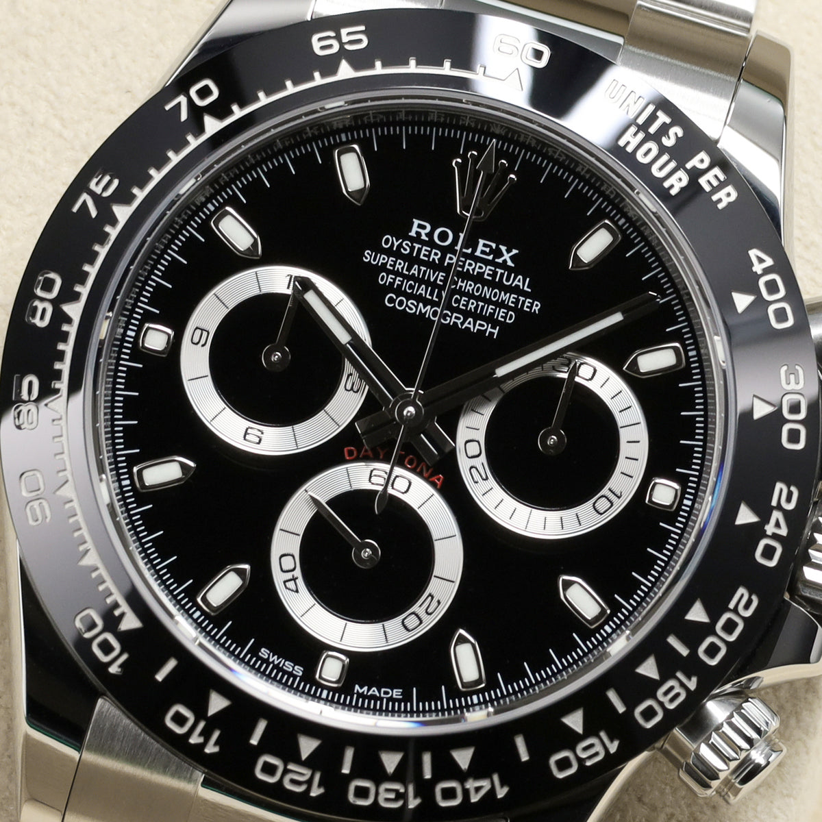 Rolex Daytona Complete 40mm Oystersteel Black Dial Black Cerachrom Ceramic Bezel Oyster Bracelet 116500LN