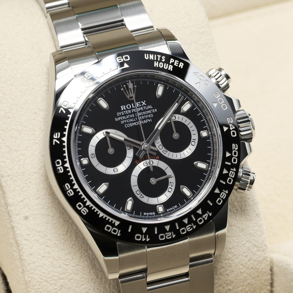Rolex Daytona Complete 40mm Oystersteel Black Dial Black Cerachrom Ceramic Bezel Oyster Bracelet 116500LN