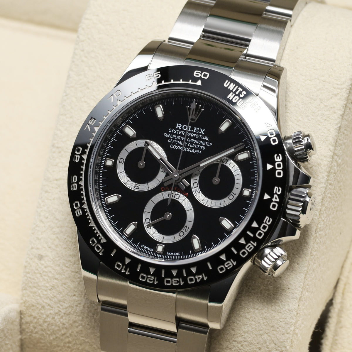 Rolex Daytona Complete 40mm Oystersteel Black Dial Black Cerachrom Ceramic Bezel Oyster Bracelet 116500LN