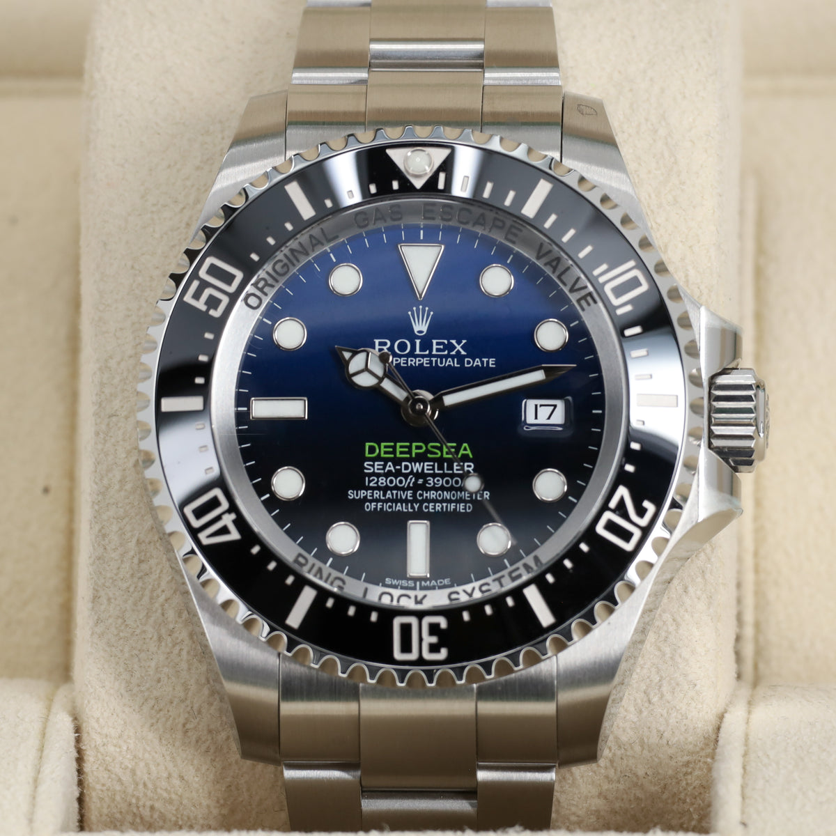 Rolex Sea-Dweller Deepsea James Cameron Complete 44mm Stainless Steel Blue Gradient Dial 116660