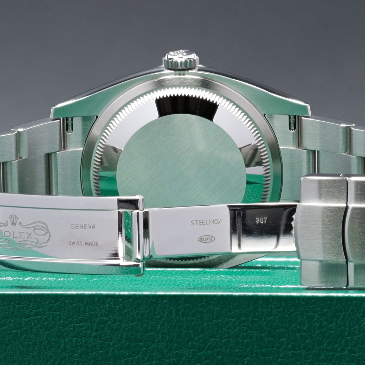 Rolex Oyster Perpetual 2025 Complete 36mm Oystersteel Pink Dial Smooth Stainless Steel Bezel Oyster Bracelet 126000