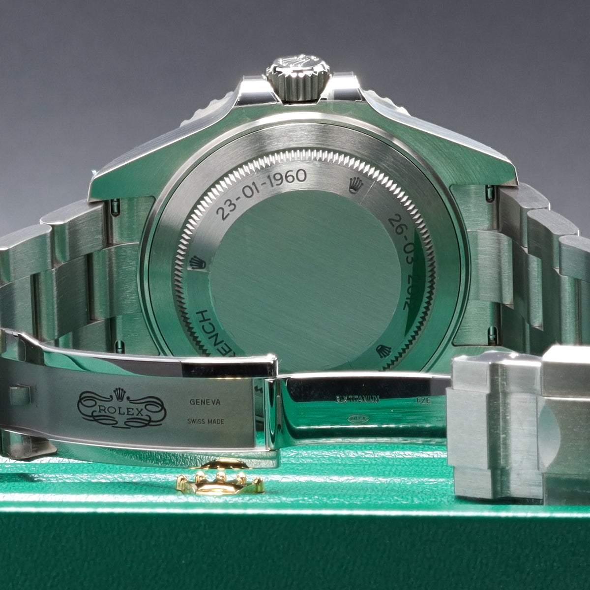 Rolex Sea Dweller 2025  Complete 50mm RLX Titanium Black Dial Unidirectional Dive Bezel Titanium Oyster Bracelet 126067