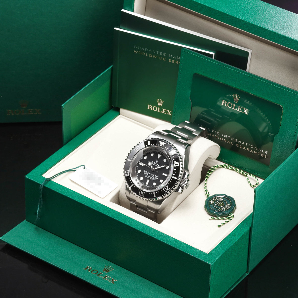 Rolex Sea Dweller 2025  Complete 50mm RLX Titanium Black Dial Unidirectional Dive Bezel Titanium Oyster Bracelet 126067