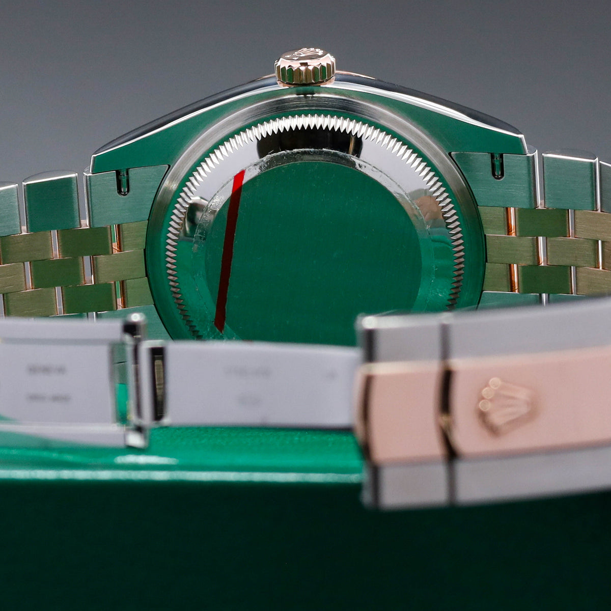 Rolex Datejust 36mm 2025 Complete Set Rose Gold Steel Black Diamond Dial Jubilee Fluted 126231