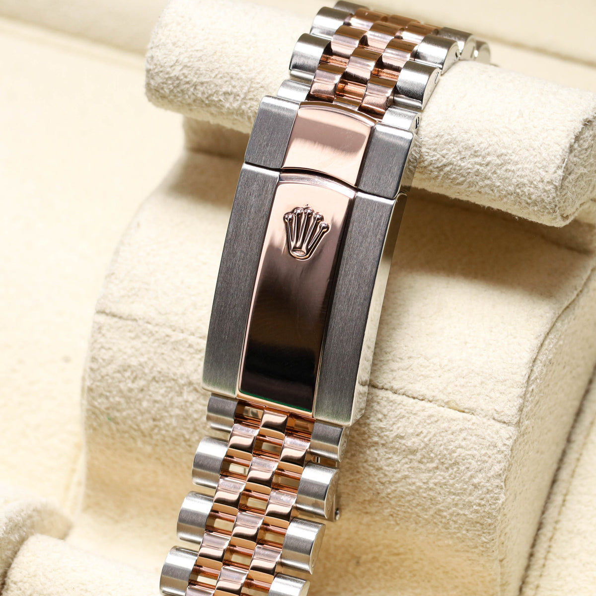 Rolex Datejust 36mm 2025 Complete Set Rose Gold Steel Black Diamond Dial Jubilee Fluted 126231