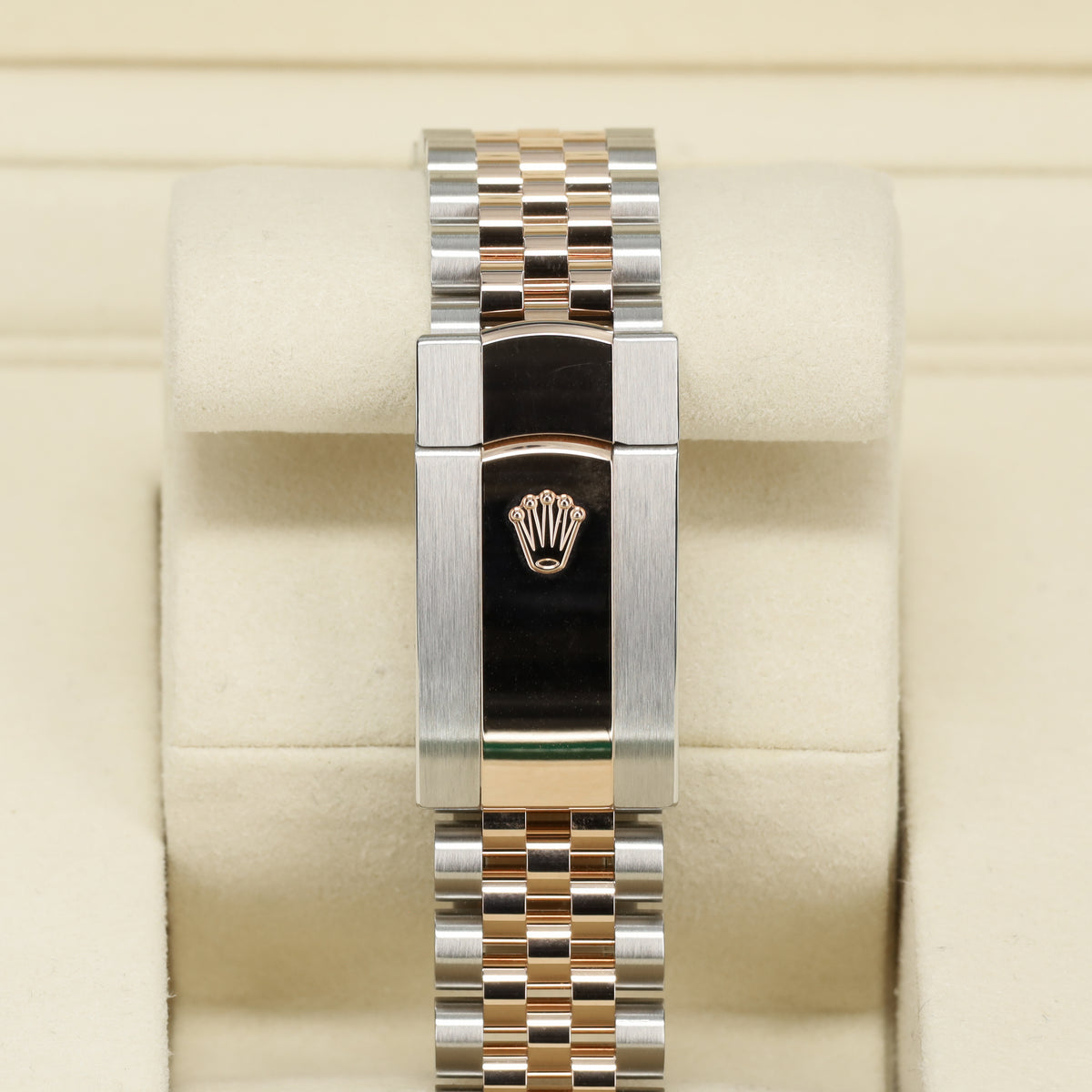 Rolex Datejust 2025 Complete 36mm Oystersteel and Everose Gold Slate Grey Wimbledon Dial Everose Gold Smooth Bezel Two-Tone Jubilee Bracelet 126231