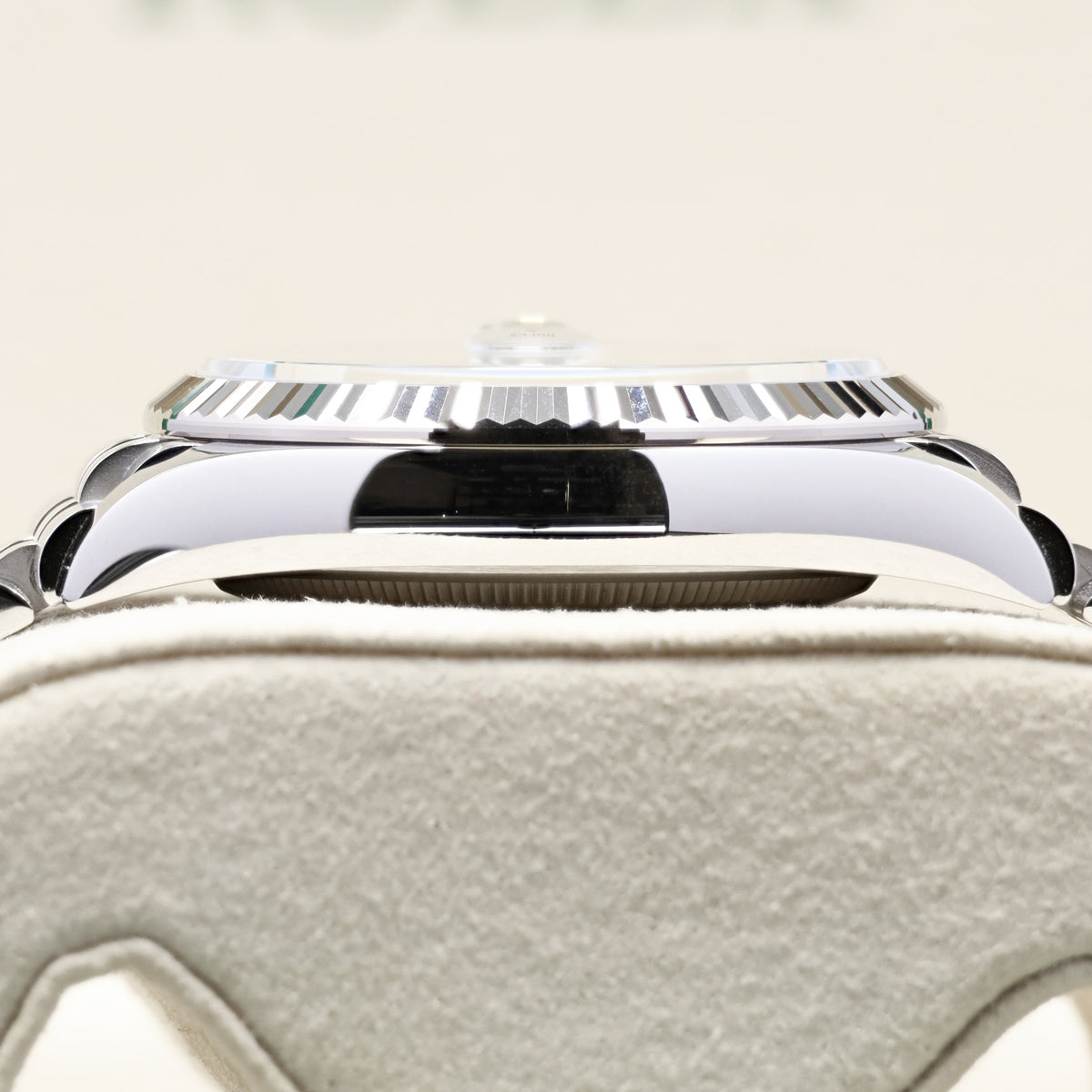 Rolex Datejust 2026 Complete 36mm Stainless Steel Black Diamond Dial Gold Fluted Bezel Jubilee Bracelet 126234