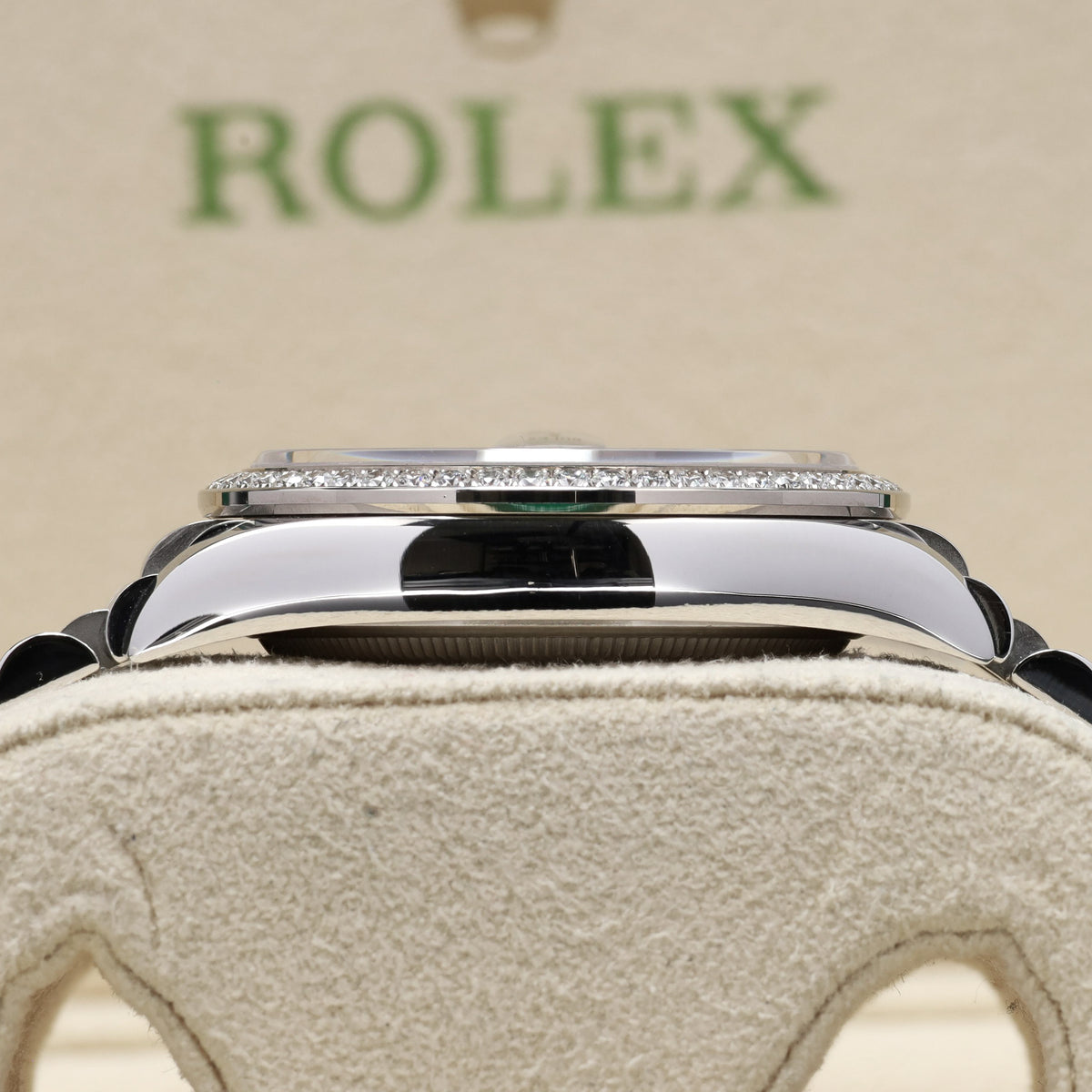 Rolex Datejust 2025 36mm Oystersteel Blue Motif Dial Diamonds Bezel Jubilee 126284RBR