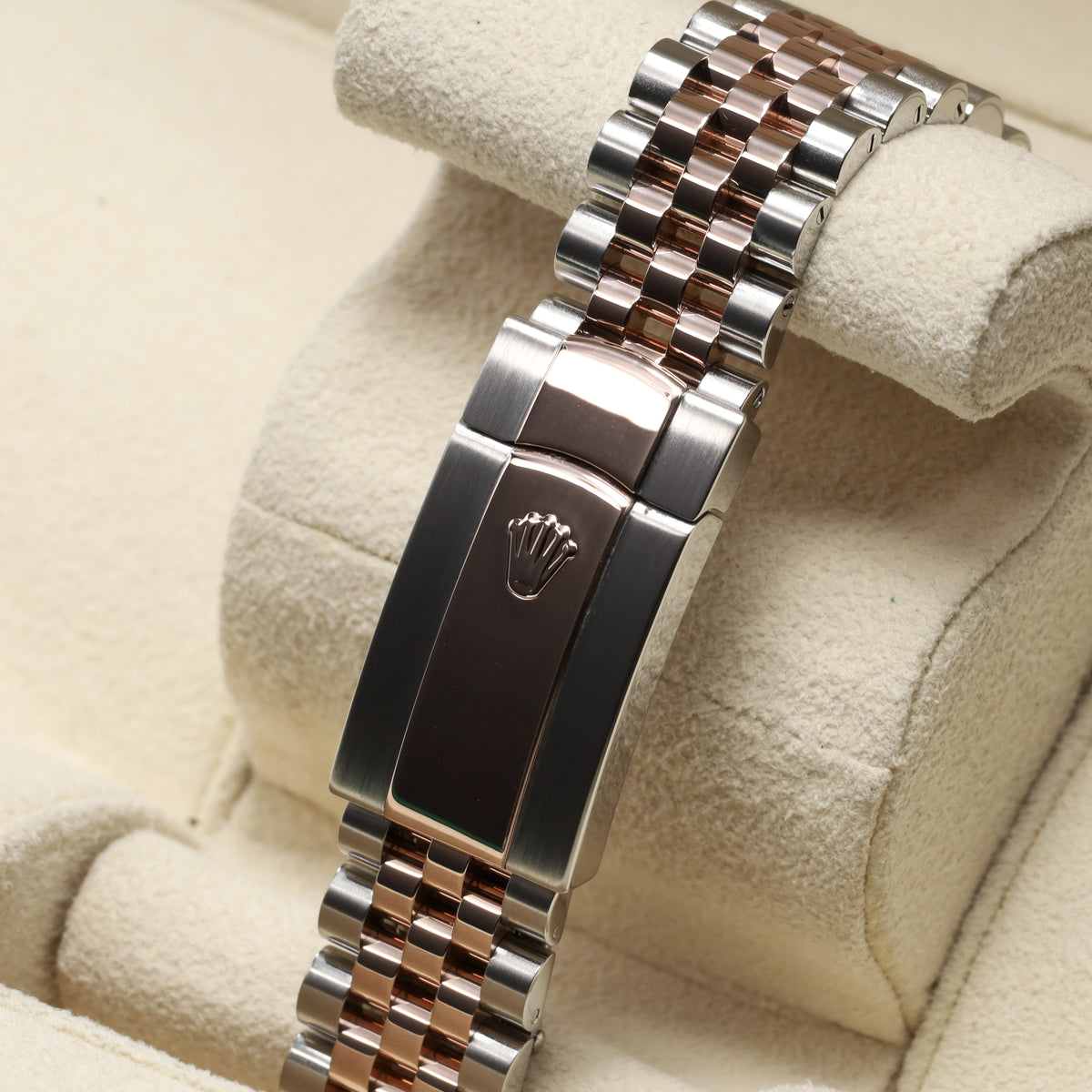 Rolex Datejust 2023 40mm Oystersteel Everose gold Grey motif Dial Everose Fluted Bezel Jubilee Bracelet 126331