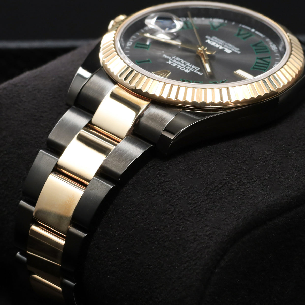 Rolex Datejust 2026 Complete 41mm Oystersteel and Everose Gold Wimbledon Slate Dial 18k Everose Gold Fluted Bezel Oystersteel and Everose Gold Jubilee Bracelet 126331
