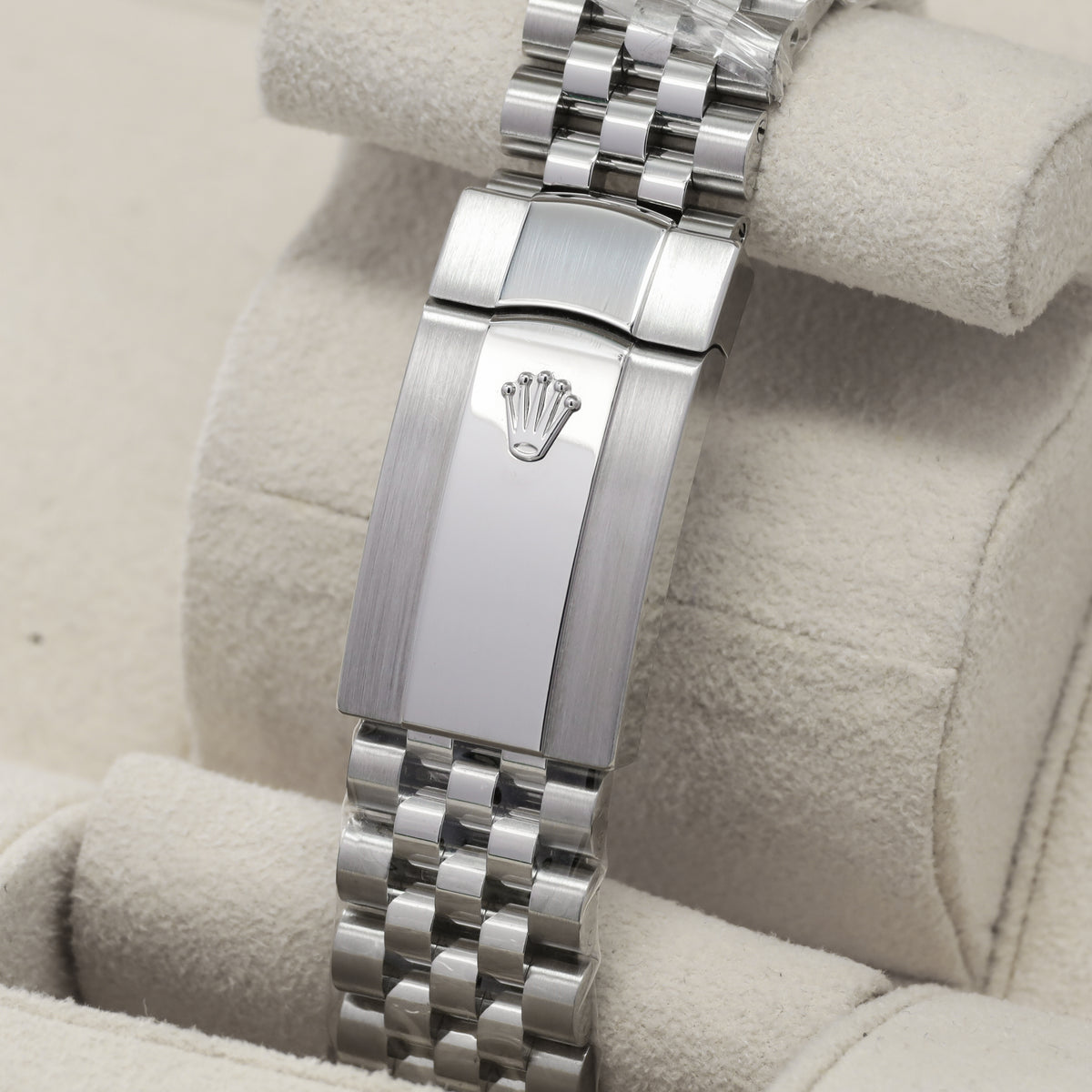 Rolex DateJust 2024 Complete 41mm Oystersteel Green Motif 18k White Gold Fluted Bezel Jubilee Bracelet 126334