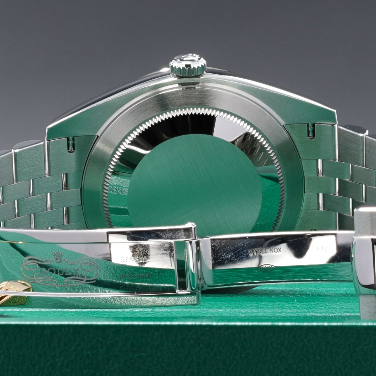 Rolex Datejust 2026 New Unworn 41mm Steel Green Dial Fluted bezel 18K White Gold Jubilee 126334