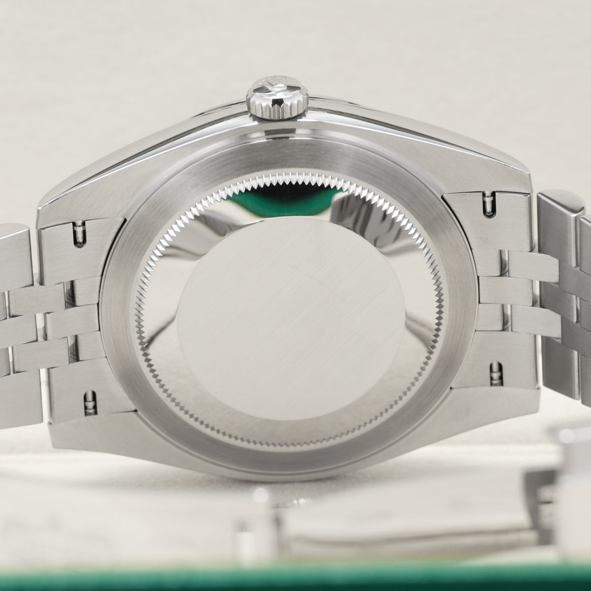 Rolex Datejust 2026 Complete 41mm Oystersteel and 18k White Gold Green Ombré Dial 18k White 126334