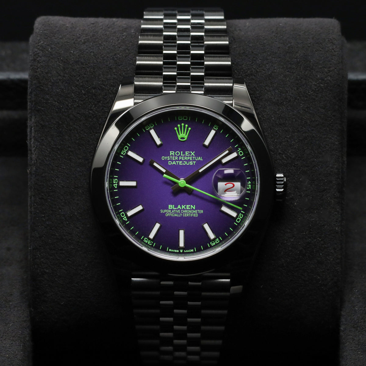 Blaken Rolex 2026 Complete 41mm Black PVD-Coated Oystersteel and 18k White Gold Joker Dial Black PVD-Coated Bezel Black PVD-Coated Bezel Black PVD-Coated Bracelet with Rolex Clasp 126334