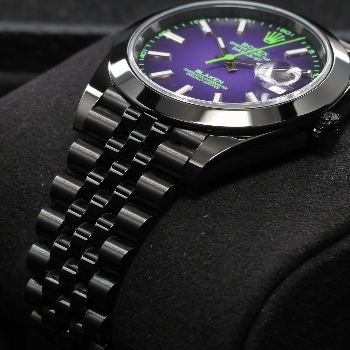 Blaken Rolex 2026 Complete 41mm Black PVD-Coated Oystersteel and 18k White Gold Joker Dial Black PVD-Coated Bezel Black PVD-Coated Bezel Black PVD-Coated Bracelet with Rolex Clasp 126334