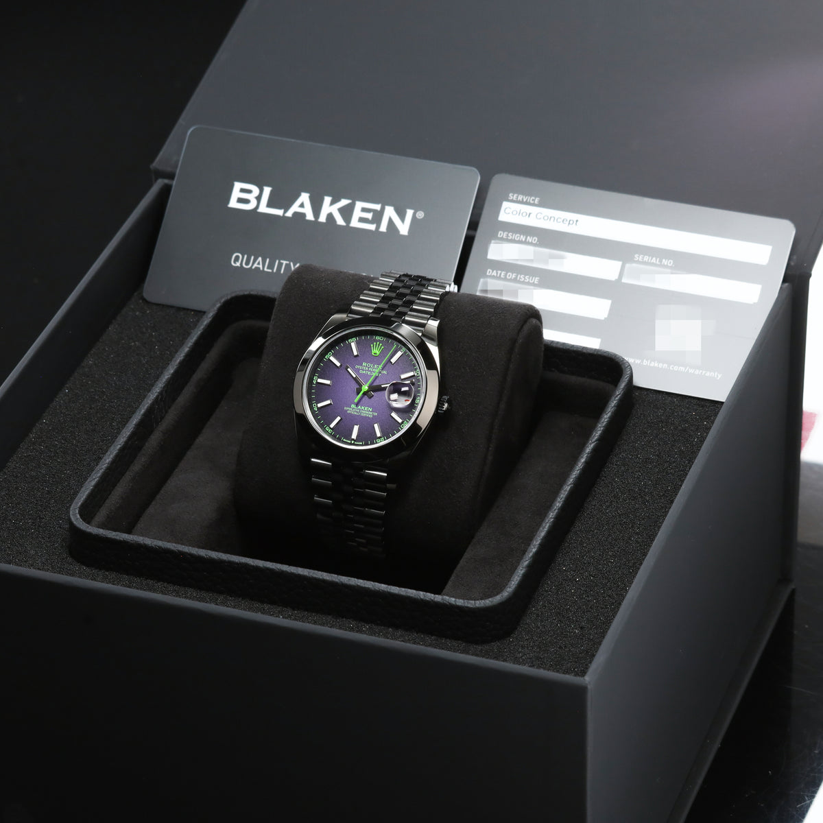 Blaken Rolex 2026 Complete 41mm Black PVD-Coated Oystersteel and 18k White Gold Joker Dial Black PVD-Coated Bezel Black PVD-Coated Bezel Black PVD-Coated Bracelet with Rolex Clasp 126334