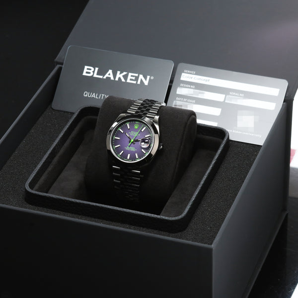 Blaken Rolex 2026 Complete 41mm Black PVD-Coated Oystersteel and 18k White Gold Joker Dial Black PVD-Coated Bezel Black PVD-Coated Bezel Black PVD-Coated Bracelet with Rolex Clasp 126334