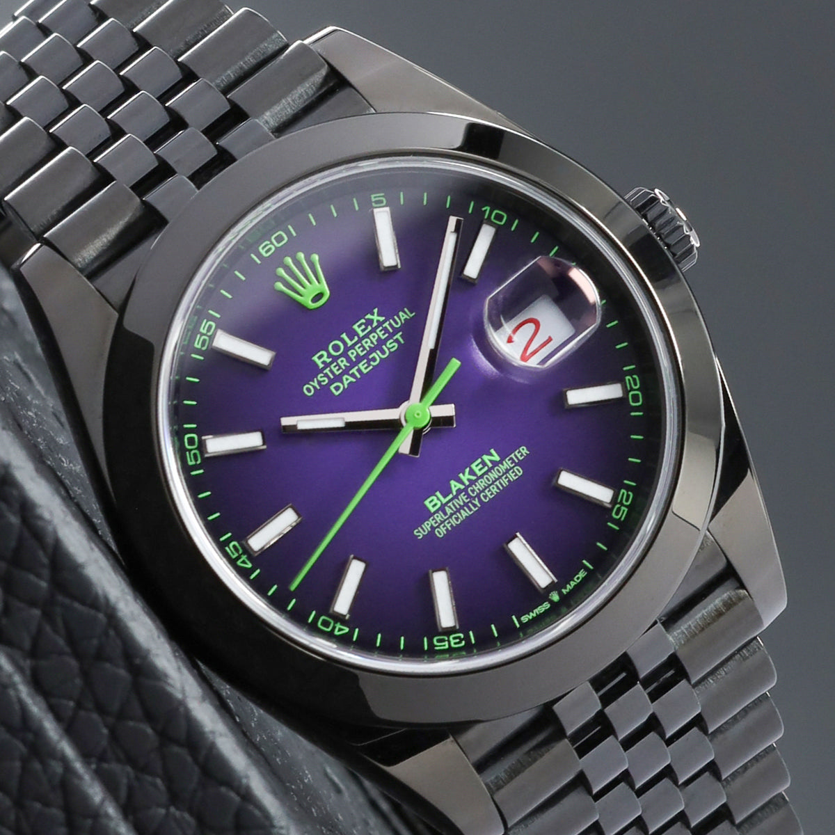 Blaken Rolex 2026 Complete 41mm Black PVD-Coated Oystersteel and 18k White Gold Joker Dial Black PVD-Coated Bezel Black PVD-Coated Bezel Black PVD-Coated Bracelet with Rolex Clasp 126334