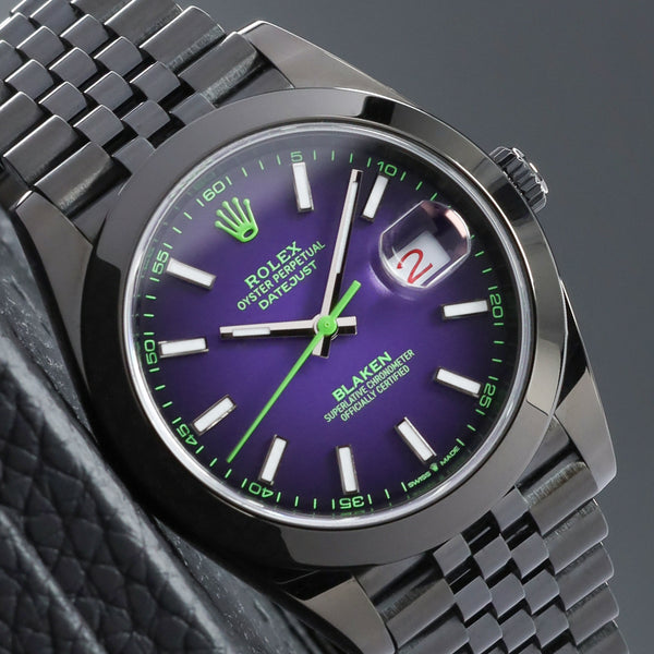 Blaken Rolex 2026 Complete 41mm Black PVD-Coated Oystersteel and 18k White Gold Joker Dial Black PVD-Coated Bezel Black PVD-Coated Bezel Black PVD-Coated Bracelet with Rolex Clasp 126334